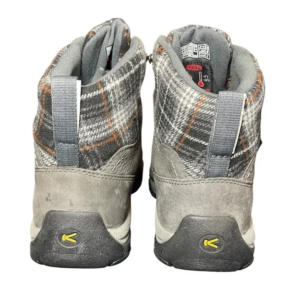 ⚡️SOLD⚡️Keen Women's Kaci III Winter Waterproof Boot Gray Plaid - Picture 7 of 16